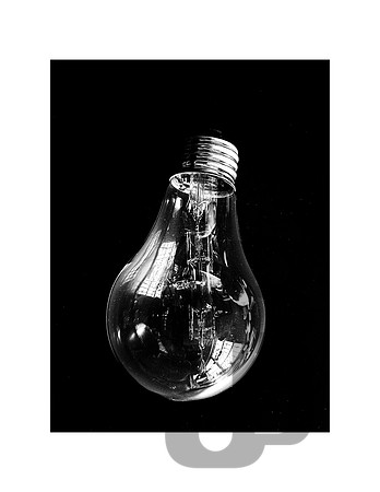 Even Dead Bulbs Play with Light IV (BORDERED)